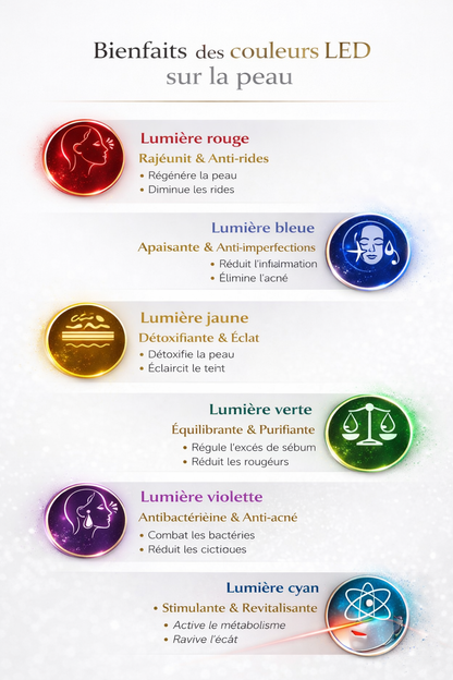 Masques led pour visage